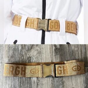 Goldbergh Gold Buckle Ski Belt